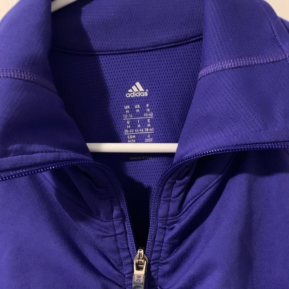 Full Zip Adidas Track Jacket Euc - image 2